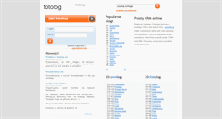 Desktop Screenshot of fotolog.pl