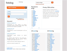 Tablet Screenshot of fotolog.pl